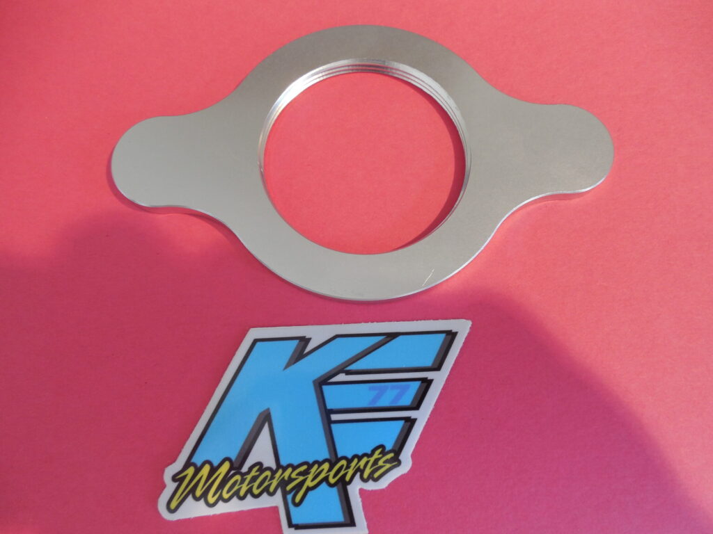 Two-ear knock-off nut for quick-change hubs