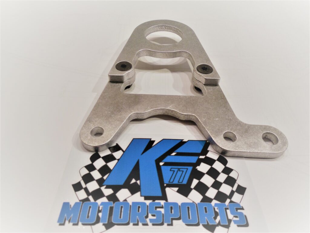 Adjustable two-piece caliper hanger, 10.5″ disc