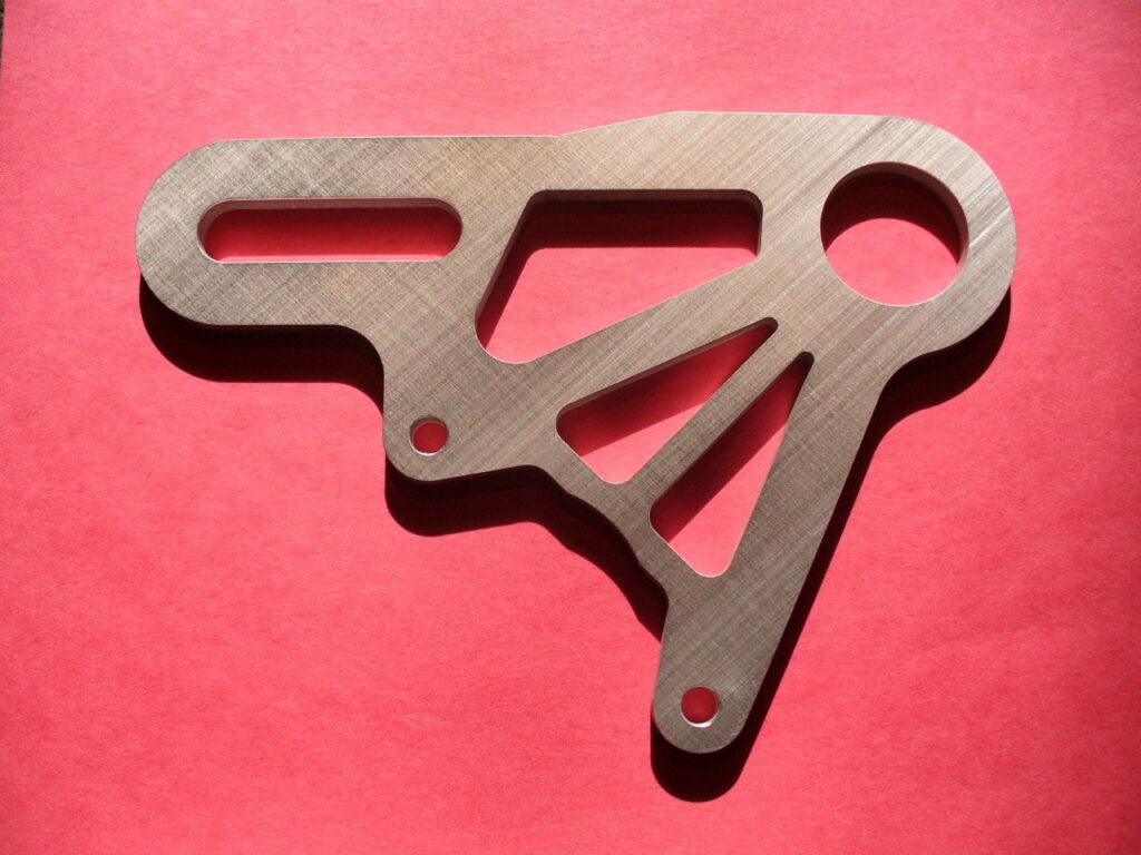 Brembo caliper hanger, pin type, 10.5″ disc