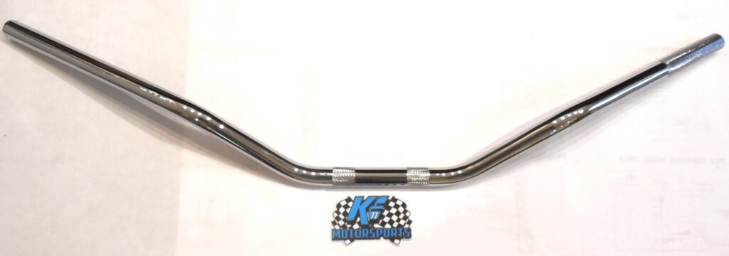 Flat track bars, chrome steel, 7/8″