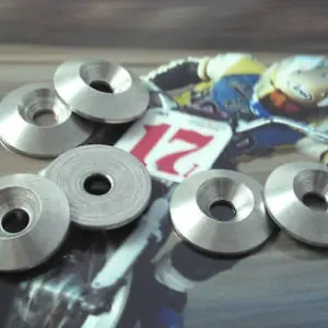 Number board washers, 1/4″ (set of 6)