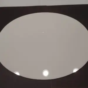 Acrylic oval number plate, 1/8″