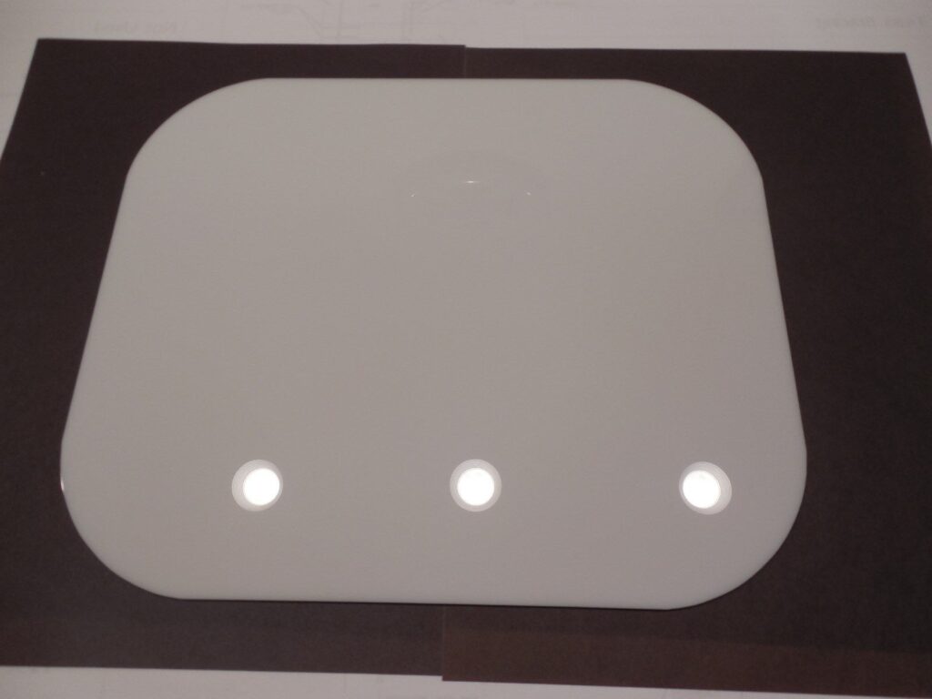 Number plate for Yamaha HT1, AT1, CT1, DT1, RT1 (10″ × 12″ acrylic)